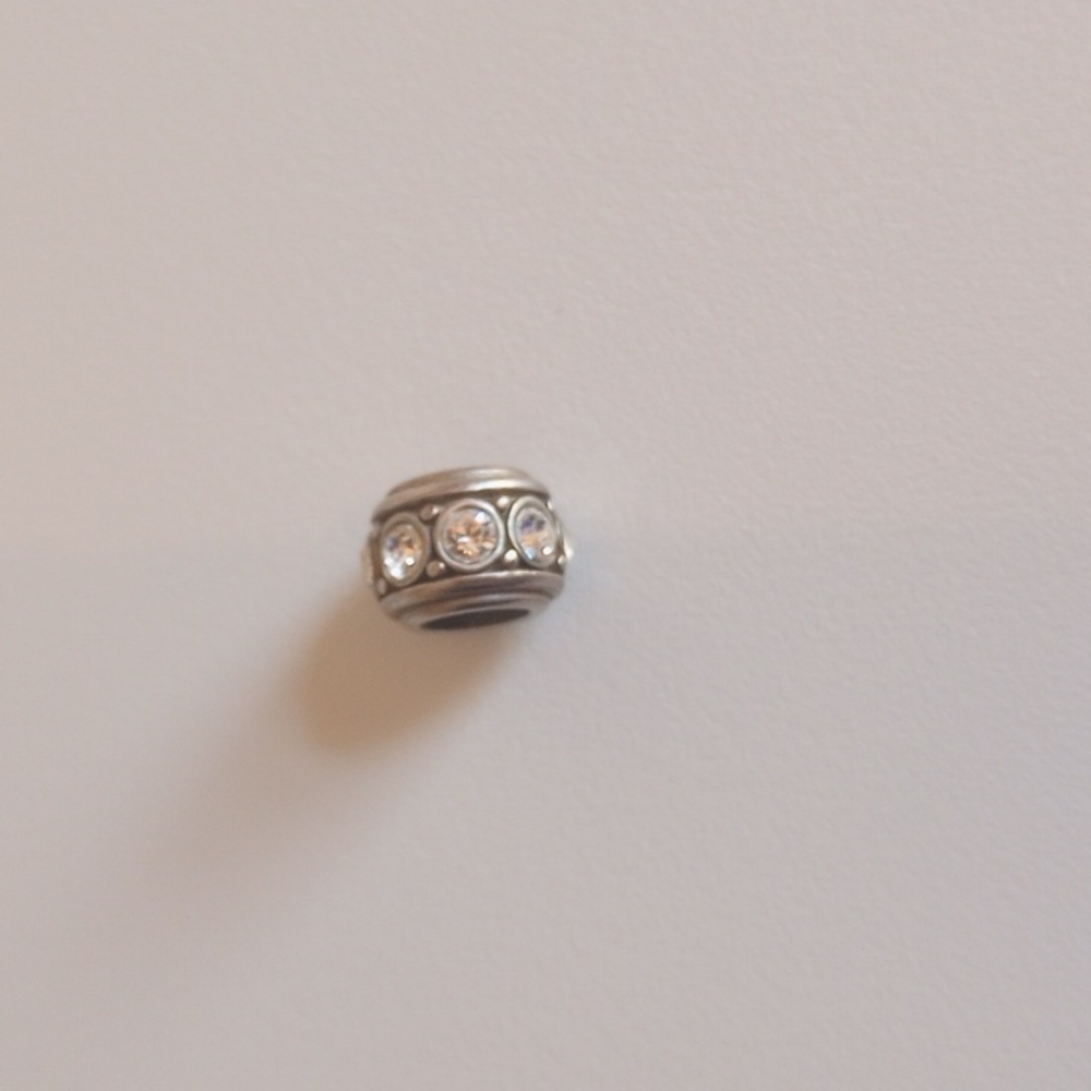 Brighton Silver Bead Charm with bling